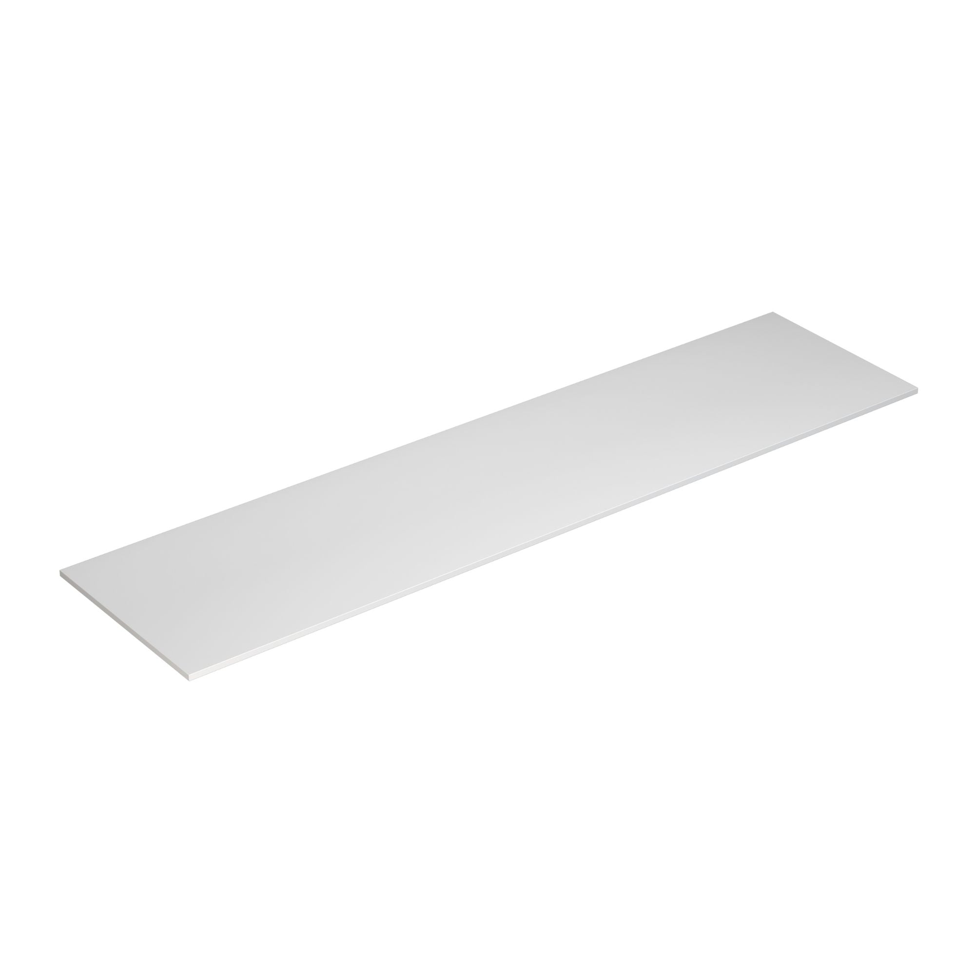 Dansani Calidris Shape Kompositt Benkeplate D40 måltilpasset Hvit matt / 160cm Dansani Benkeplate bad DA-631116003