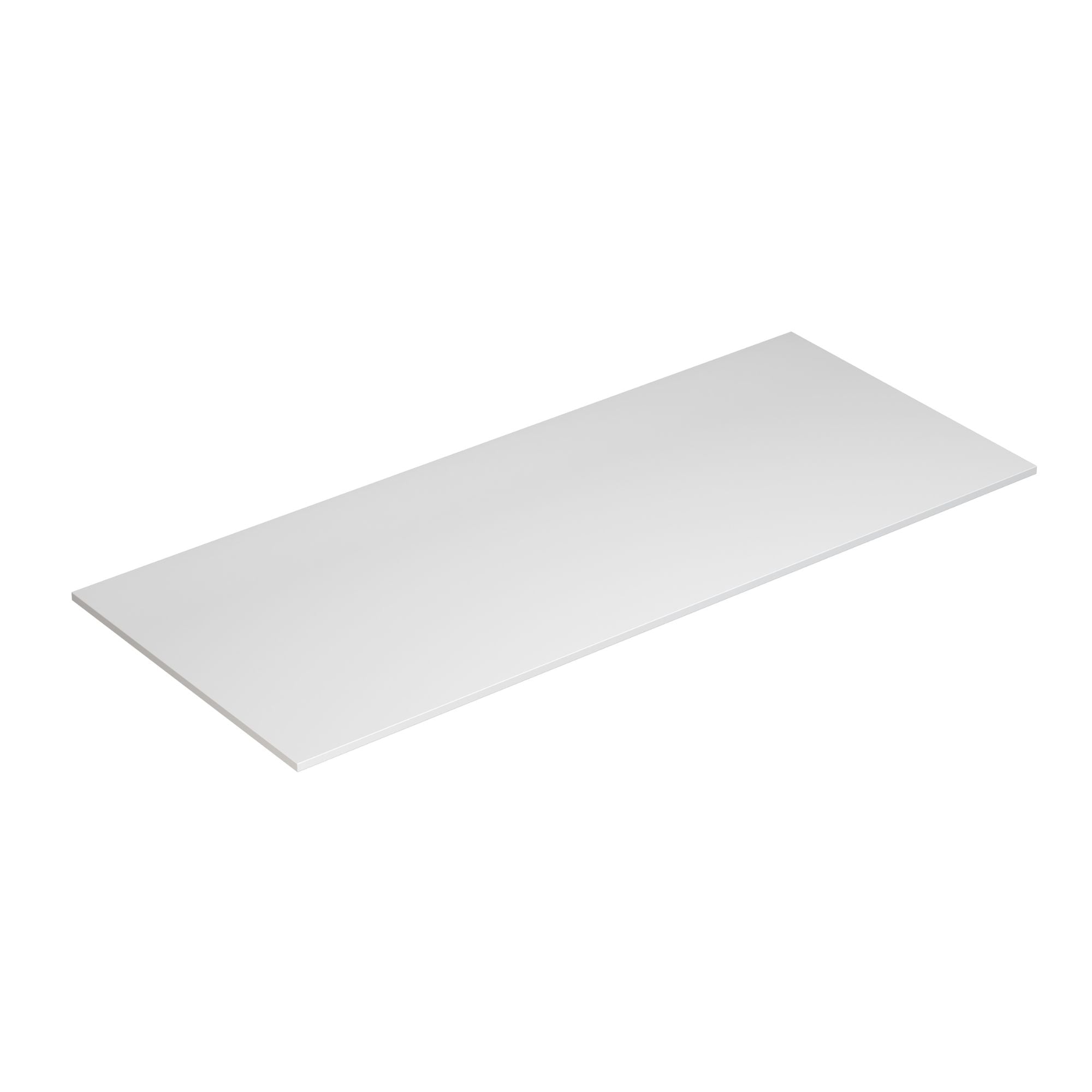 Dansani Calidris Shape Kompositt Benkeplate D50 måltilpasset Hvit matt / 120cm Dansani Benkeplate bad DA-631212003