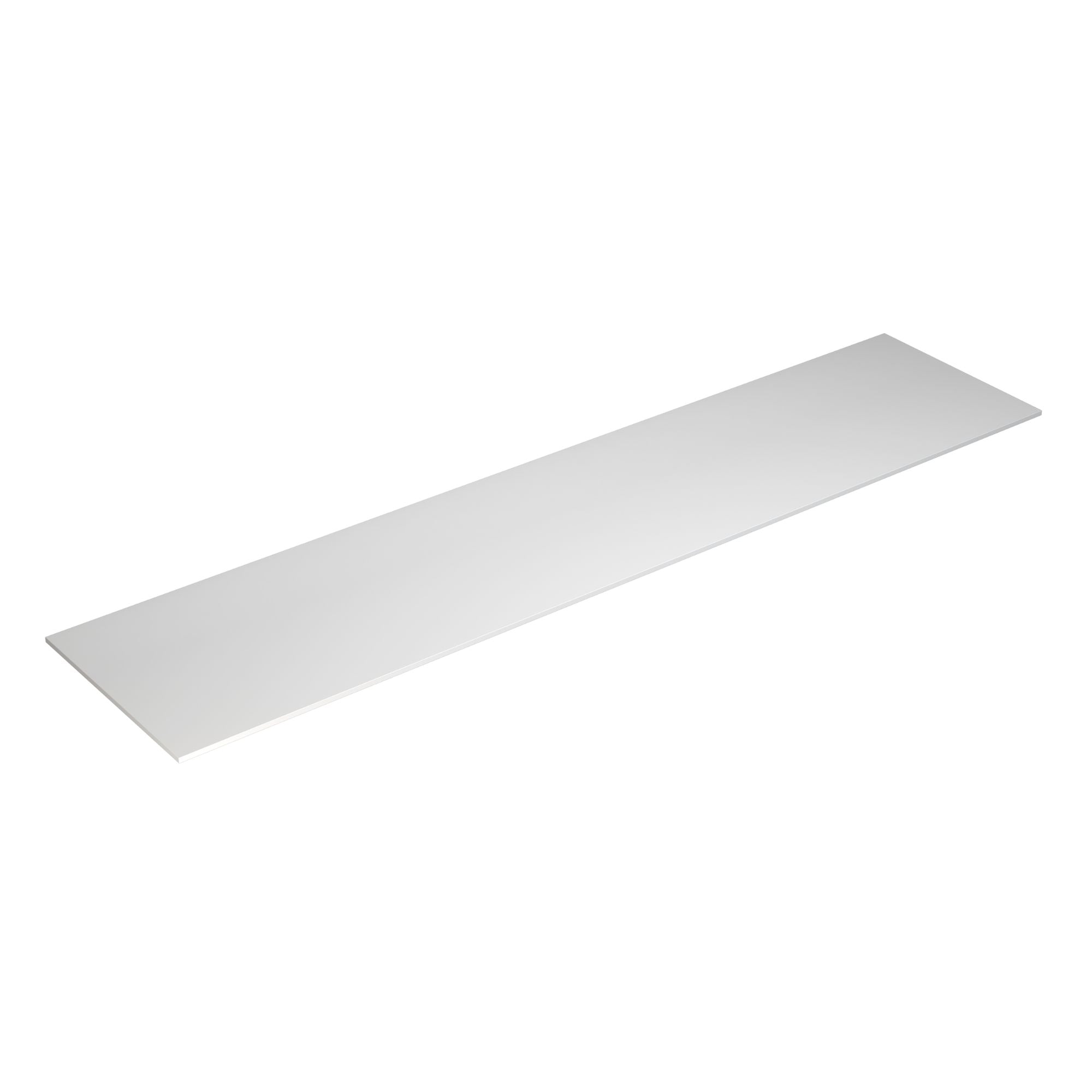 Dansani Calidris Shape Kompositt Benkeplate D50 måltilpasset Hvit matt / 220cm Dansani Benkeplate bad DA-631222003