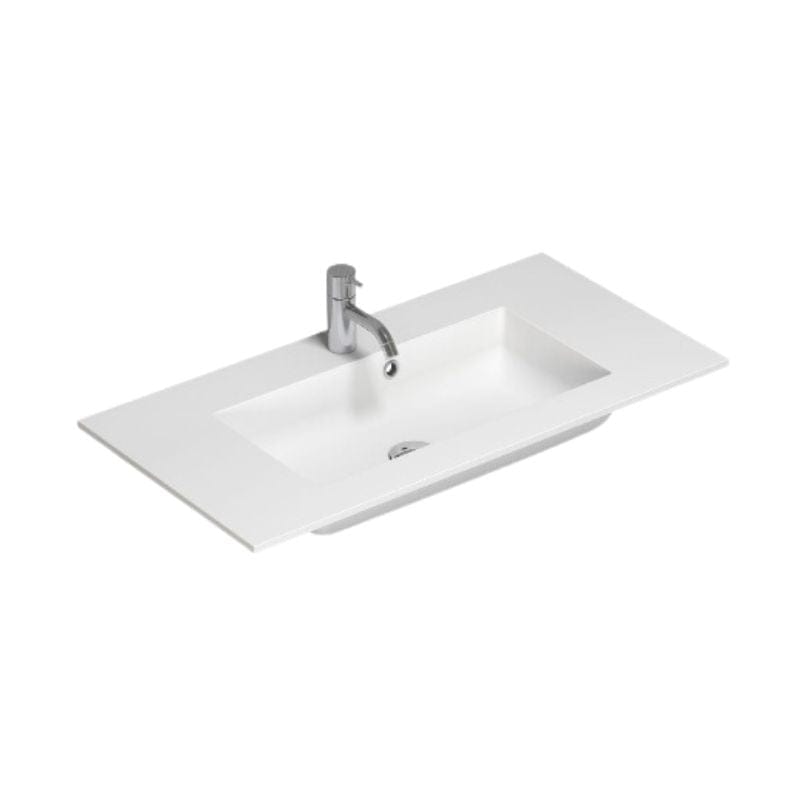 Dansani Calidris Shape Kompositt Servant måltilpasset B60-240xH1xD40cm Hvit matt / 80cm Dansani Møbelservant DA-631108403