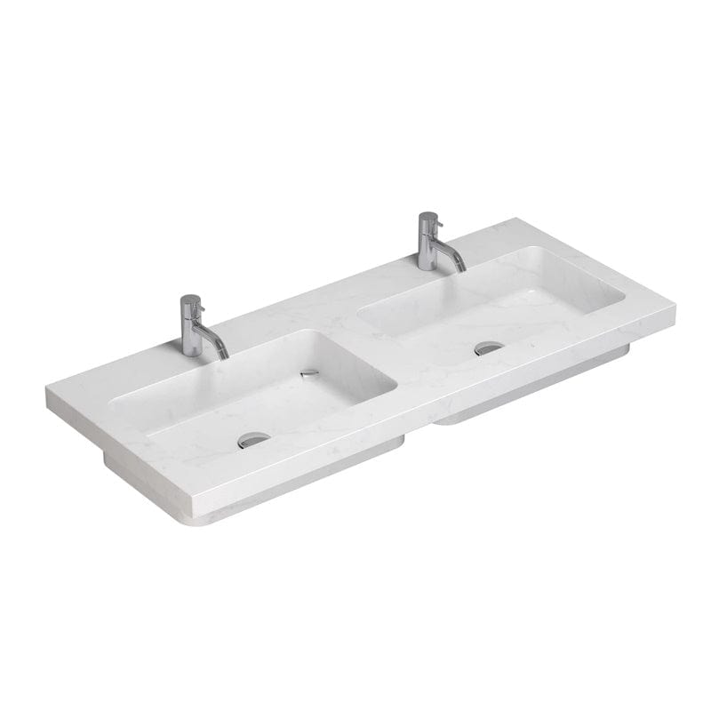 Dansani Calidris Unique Silestone servant måltilpasset D50,5 H1,2cm Eternal statuario / 160cm dobbel Dansani Baderomsservant DA-631716512