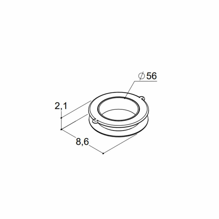 Dansani Dekkring Ø56mm