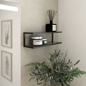 Dansani FLEKSIBEL Hylle 39,6cm med 2 Glasshyller