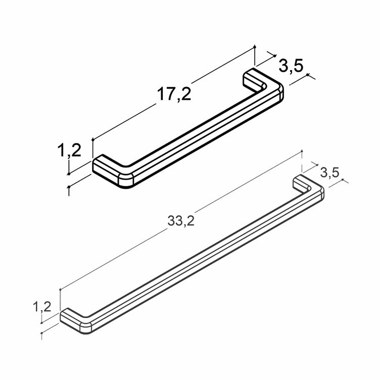 Dansani Grep Pure L172-332mm CC160-320mm