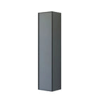 Dansani INZO Urban Alu-ramme svart Høyskap 1 dør B40xH176x35cm