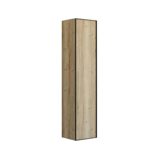 Dansani INZO Urban Alu-ramme svart Høyskap 1 dør B40xH176x35cm