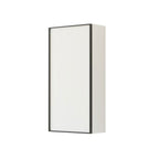 Dansani Inzo Urban Alu-ramme svart Overskap 1 dør B40xH80xD19cm
