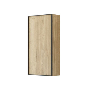 Dansani Inzo Urban Alu-ramme svart Overskap 1 dør B40xH80xD19cm
