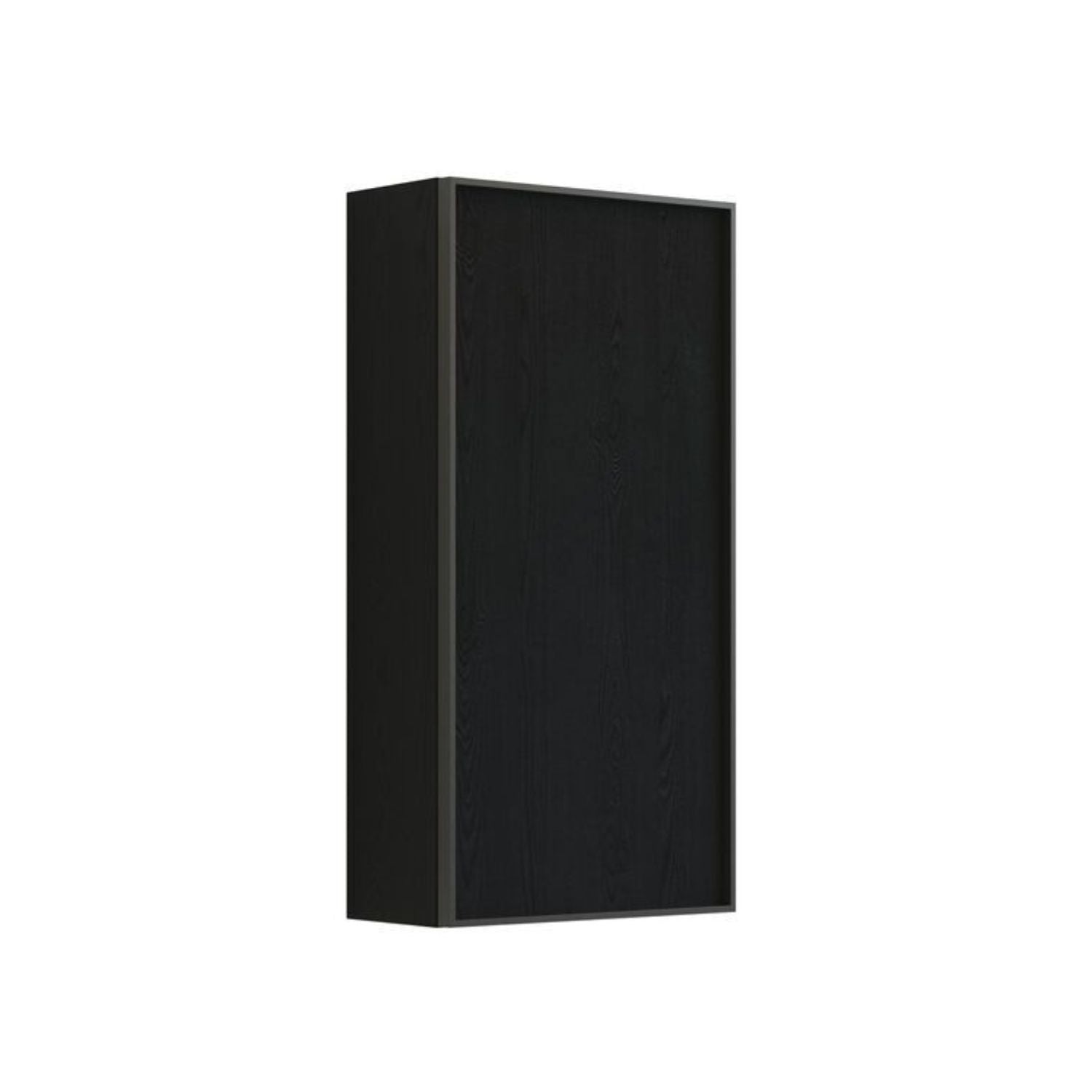 Dansani Inzo Alu-ramme svart Overskap 1 dør B40xH80xD19cm Svart eik / Høyre hengslet Dansani Sideskap bad DA-U42-8150