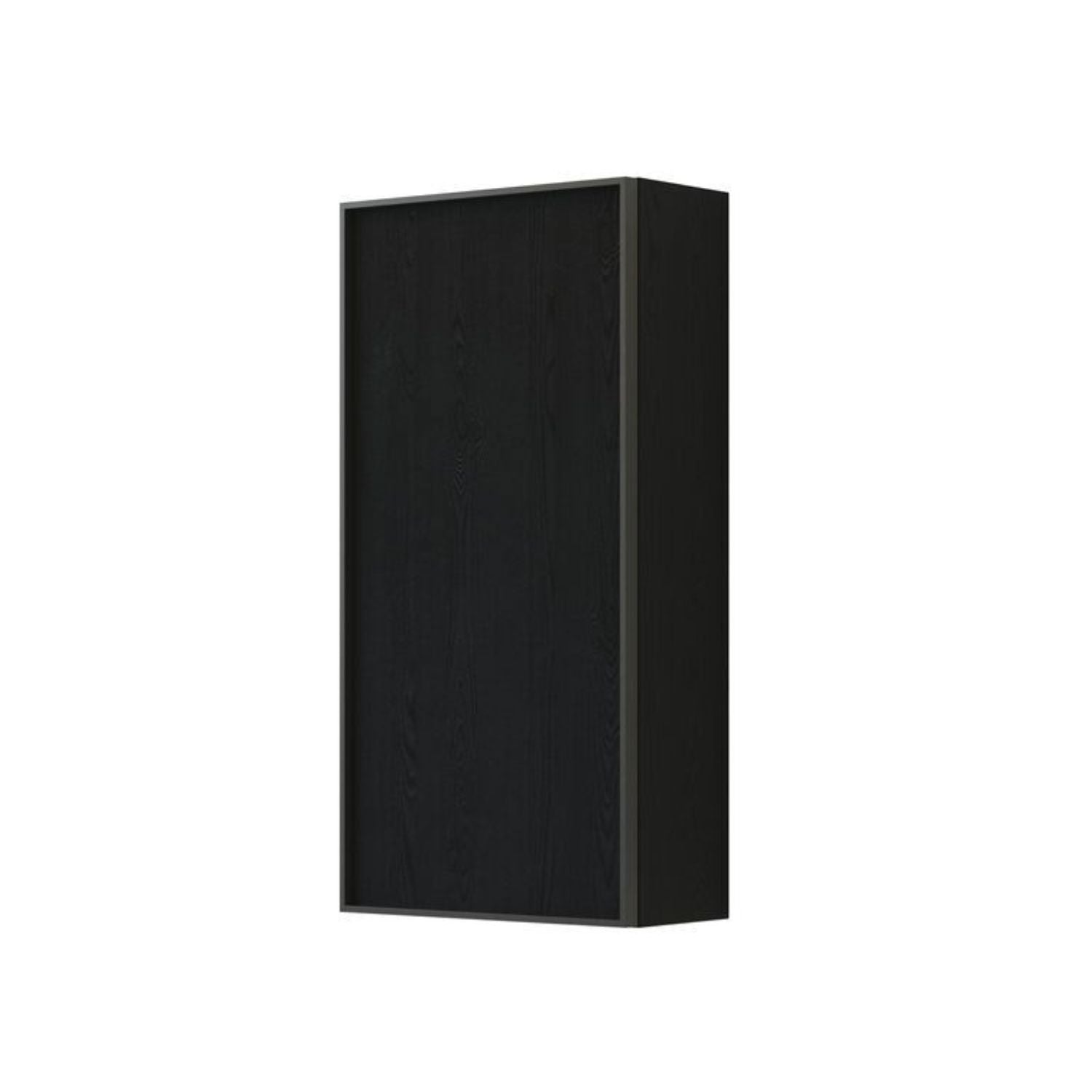 Dansani Inzo Alu-ramme svart Overskap 1 dør B40xH80xD19cm Svart eik / Venstre hengslet Dansani Sideskap bad DA-U42-8250