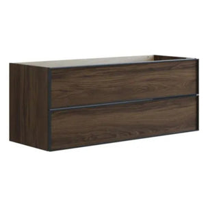 Dansani Inzo Alu-ramme Svart Servantskap 2 Skuff H48cm
