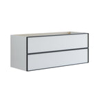 Dansani Inzo Alu-ramme Svart Servantskap 2 Skuff H48cm