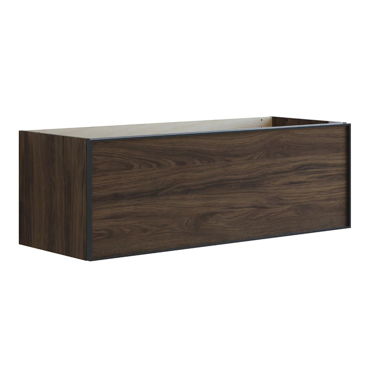 Dansani Inzo Alu-ramme svart Underskap 1 skuff B60-120xH40xD44cm