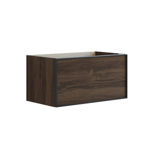 Dansani Inzo Alu-ramme svart Underskap 1 skuff B60-120xH40xD44cm
