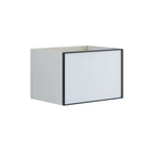 Dansani Inzo Alu-ramme svart Underskap 1 skuff B60-120xH40xD44cm
