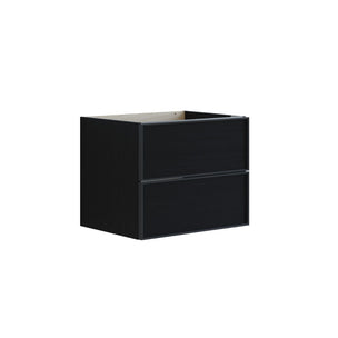 Dansani Inzo Urban Alu-ramme svart Underskap 2 skuff B60-120xH48xD44cm