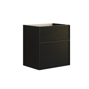Dansani Inzo Alu-ramme svart Underskap 2 skuff