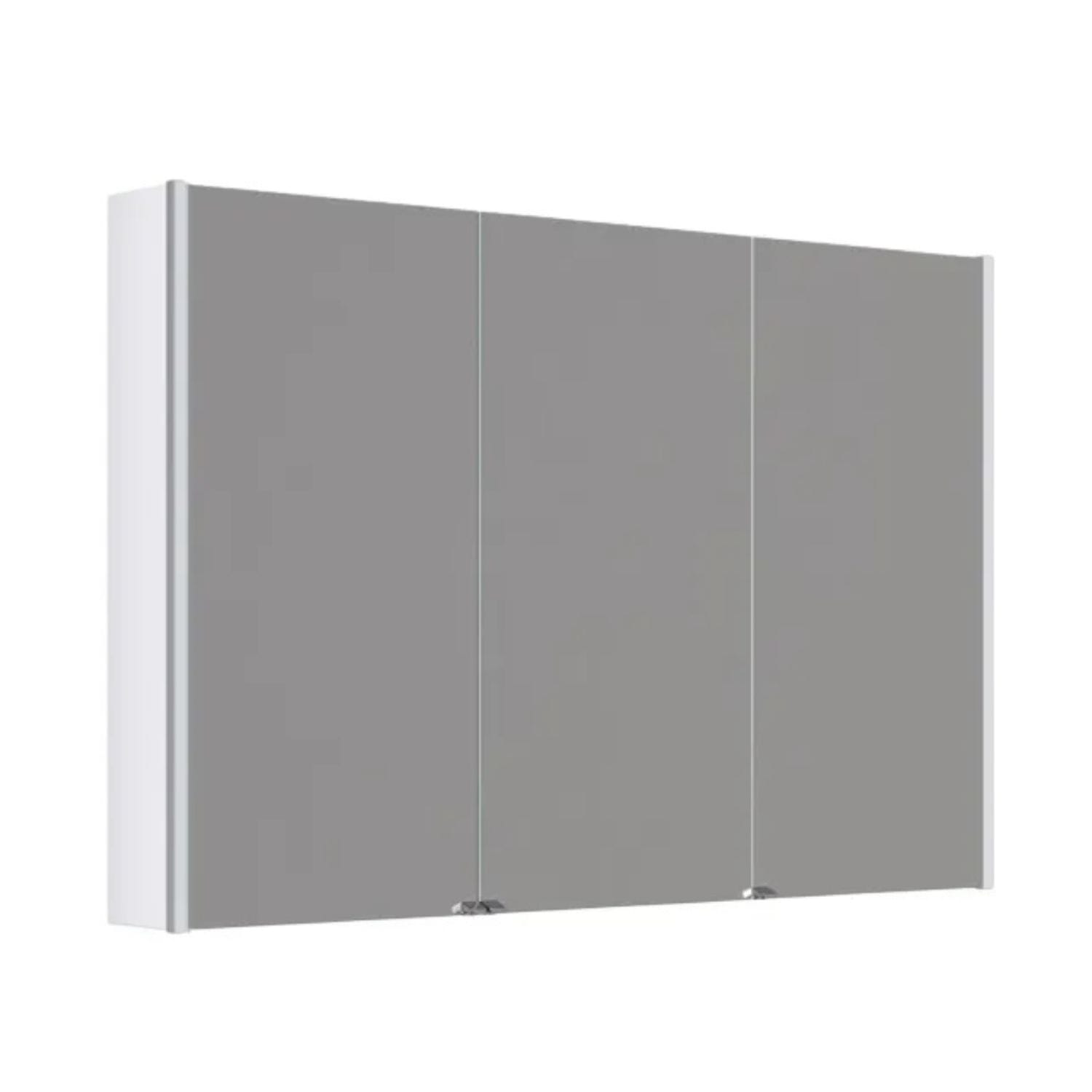 Dansani Inzo Ambi speilskap 3 dører Hvit matt lakk / 120cm Dansani Speilskap DA-S893-171
