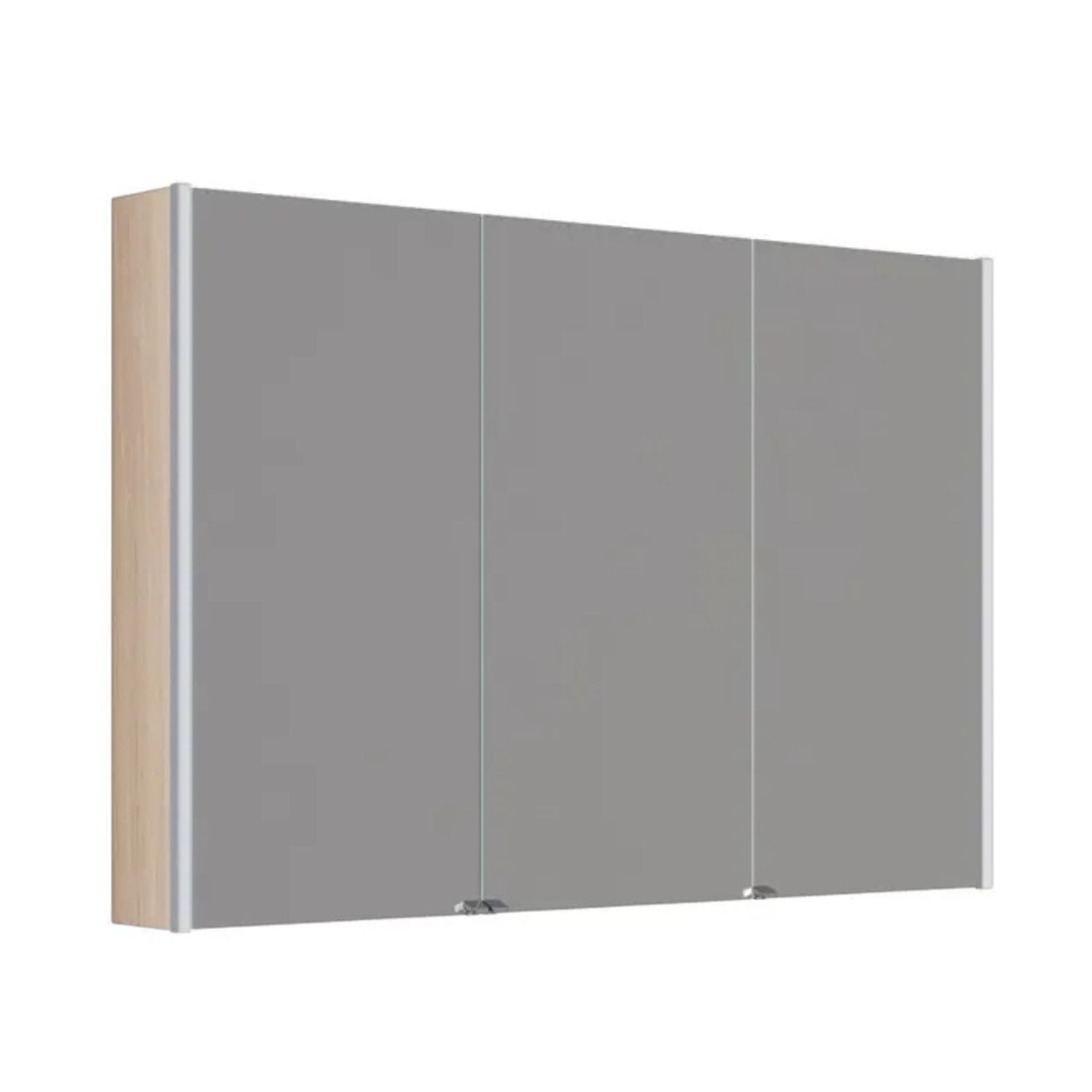 Dansani Inzo Ambi speilskap 3 dører Lys eik / 120cm Dansani Speilskap DA-S893-178