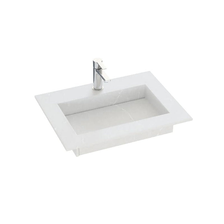 Dansani Inzo Angular Servant Måltilpasset D45,50cm - Silestone
