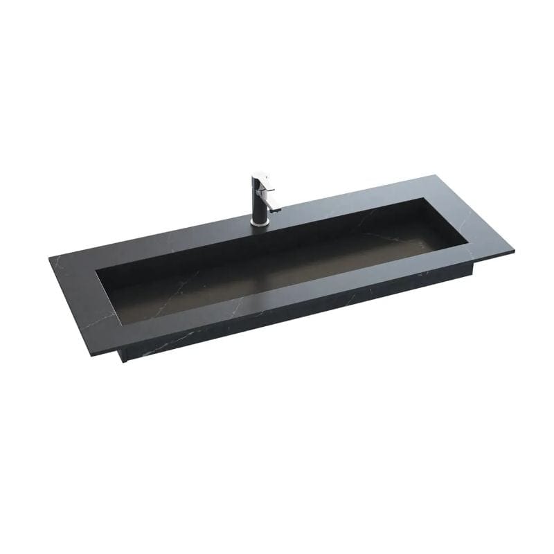 Dansani Inzo Angular Servant mål D45,50cm Charcoal Soapstone / 140-159cm Dansani Møbelservant DA-338814415