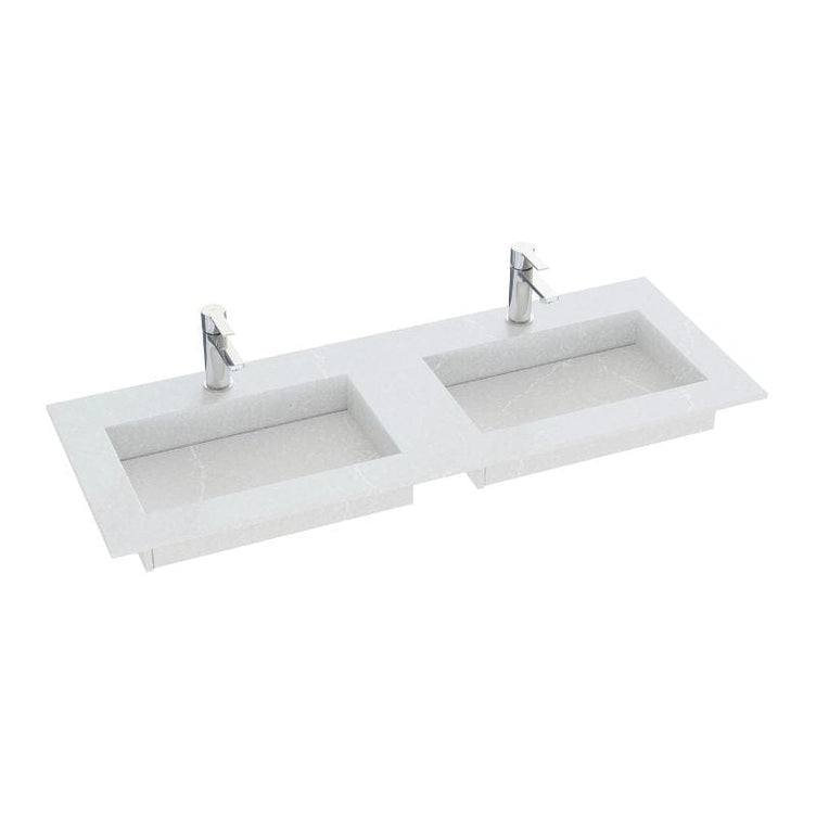 Dansani Inzo Angular Servant Måltilpasset D45,50cm - Silestone