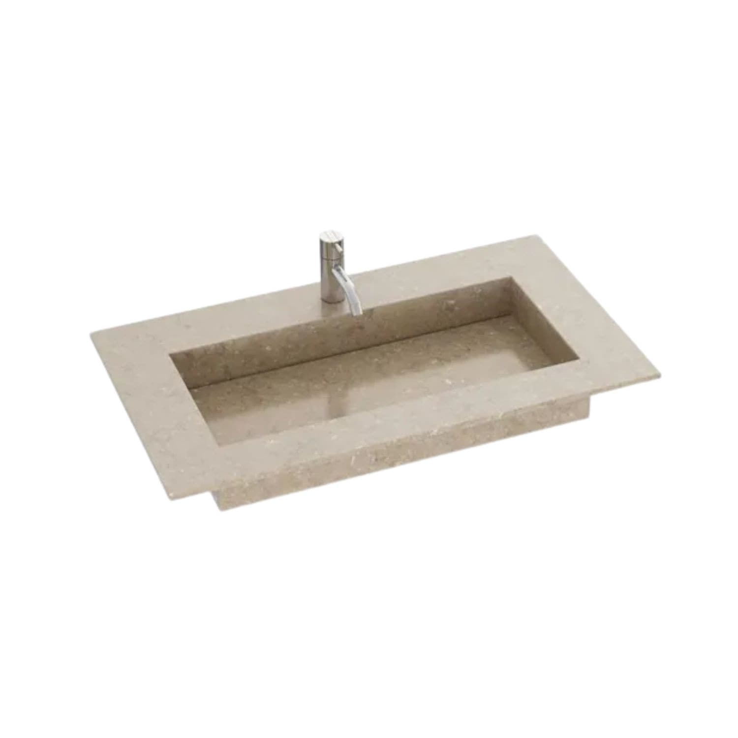 Dansani Inzo Angular Servant Måltilpasset D45,50cm - Silestone Coral clay / 80-99cm Dansani Møbelservant DA-338808419