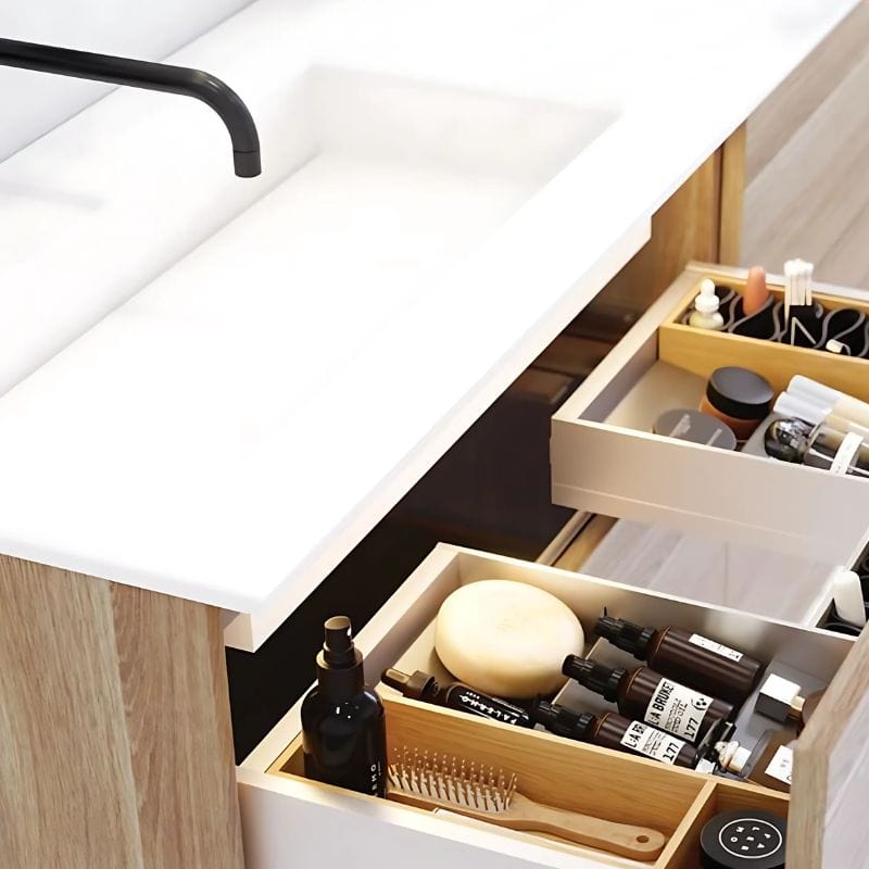 Dansani Inzo Angular Servant Måltilpasset D45,50cm - Silestone Dansani Møbelservant
