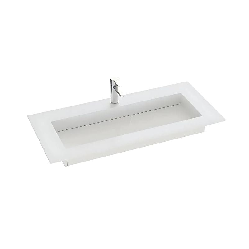 Dansani Inzo Angular Servant Måltilpasset D45,50cm - Silestone Desert Silver / 120-139cm Dansani Møbelservant DA-338812413