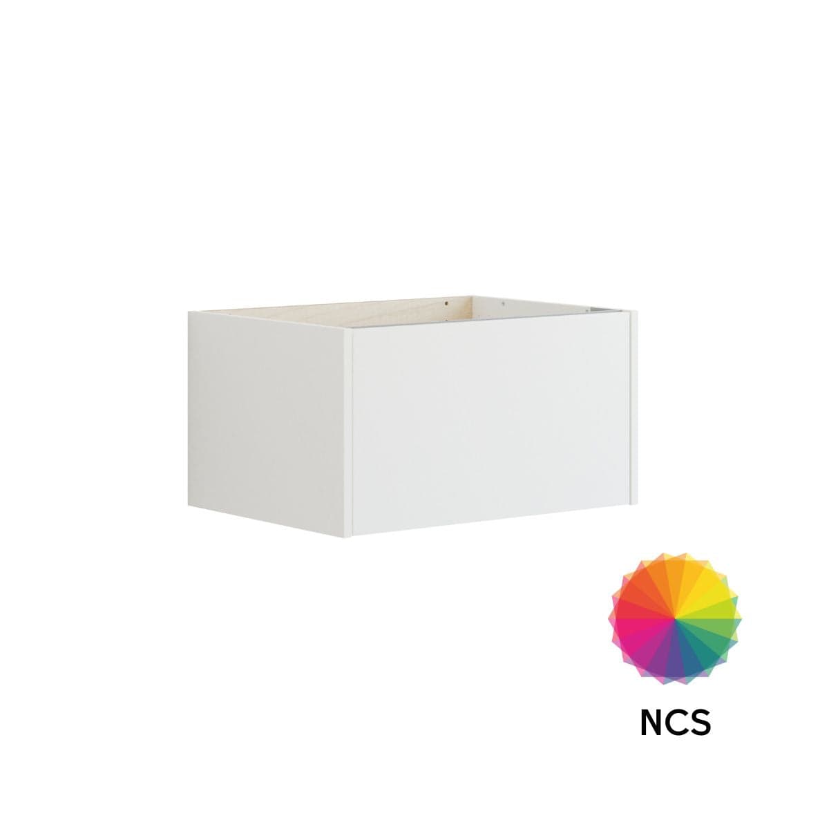 Dansani Inzo Classic Glatt Underskap 1 skuff  B60-120xH32xD44cm NCS farge / 60cm Dansani Sideskap bad DA-T11-1099