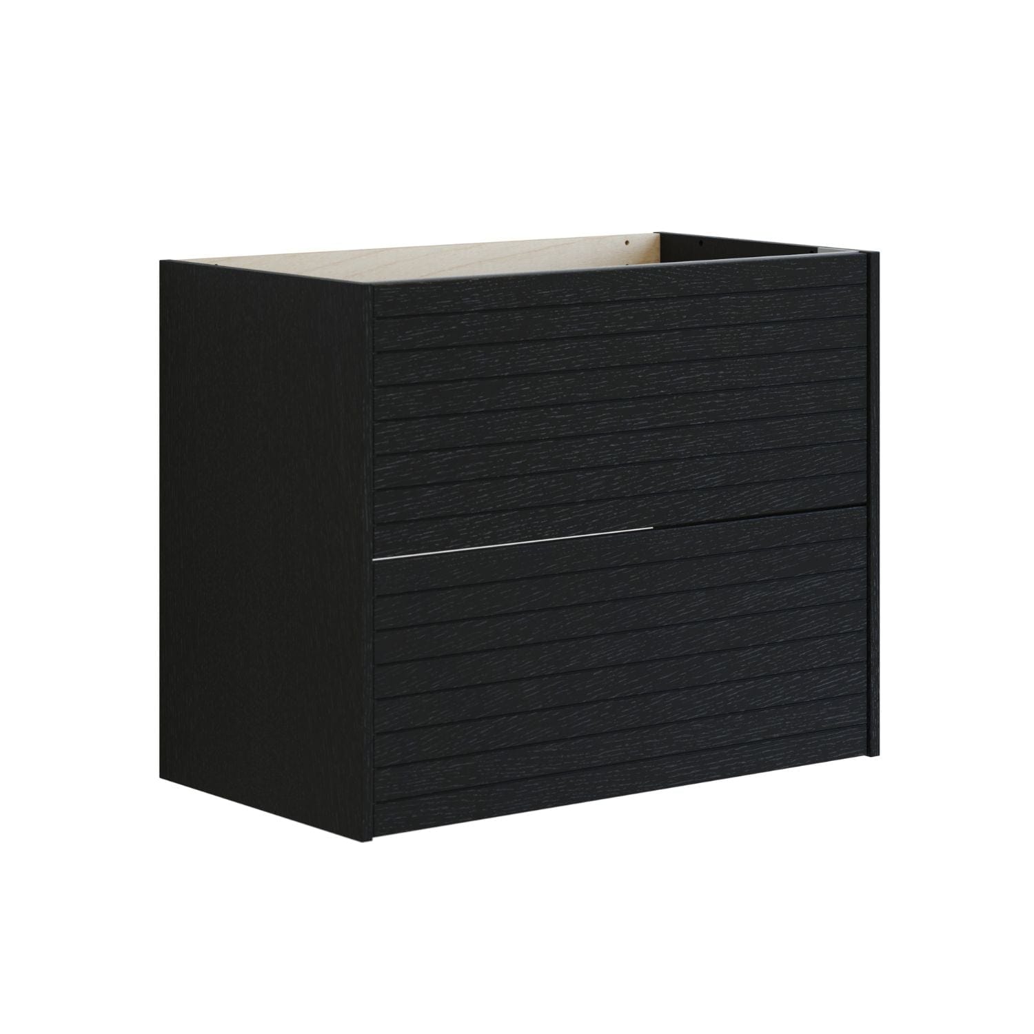 Dansani Inzo Classic Lamel Skap 2 skuff B60-120xH64xD44cm Eik noir / 80cm Dansani Sideskap bad DA-T16-6044