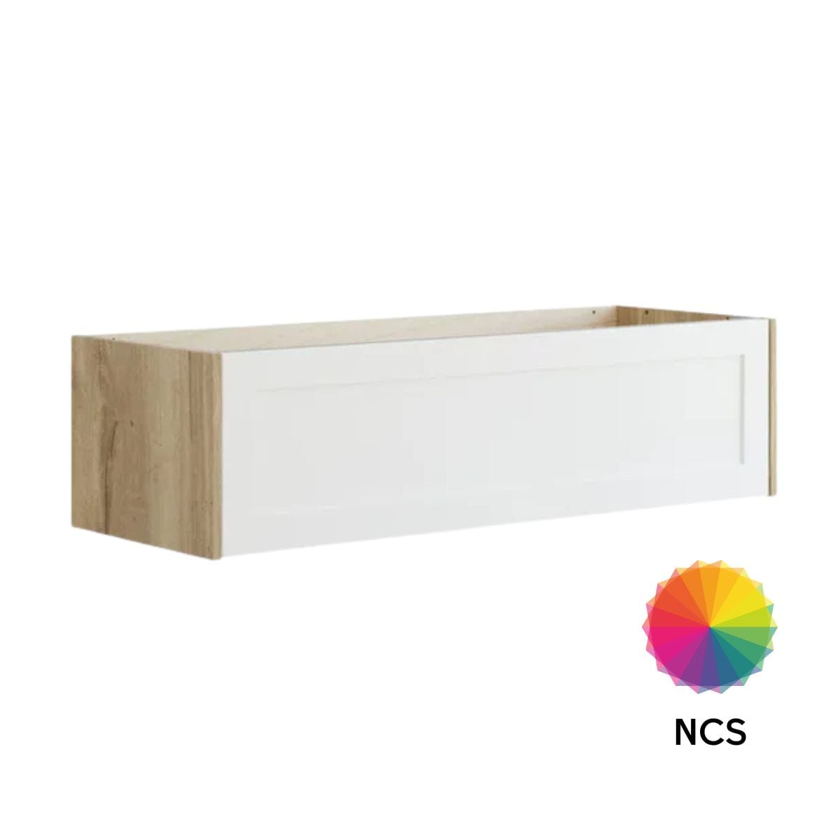 Dansani Inzo Classic Ramme Servantskap 1 skuff Natur eik/NCS farge / 120cm dobbel Dansani Servantskap DA-T05-3092