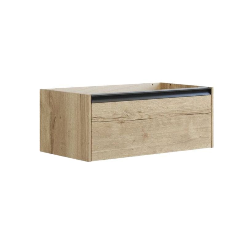 Dansani Inzo Classic Skap med Integrert Grep 1 skuff Natur eik / 80cm Dansani Sideskap bad DA-T12-7049