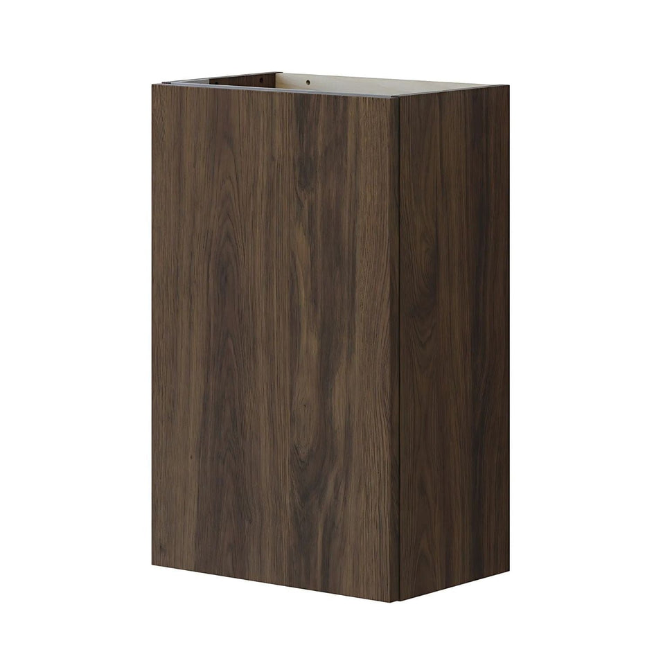 Dansani Inzo Glatt Servantskap Slim 1 Dør B40xH64xD26cm Brun eik / Venstre hengslet Dansani Servantskap DA-U01-1252