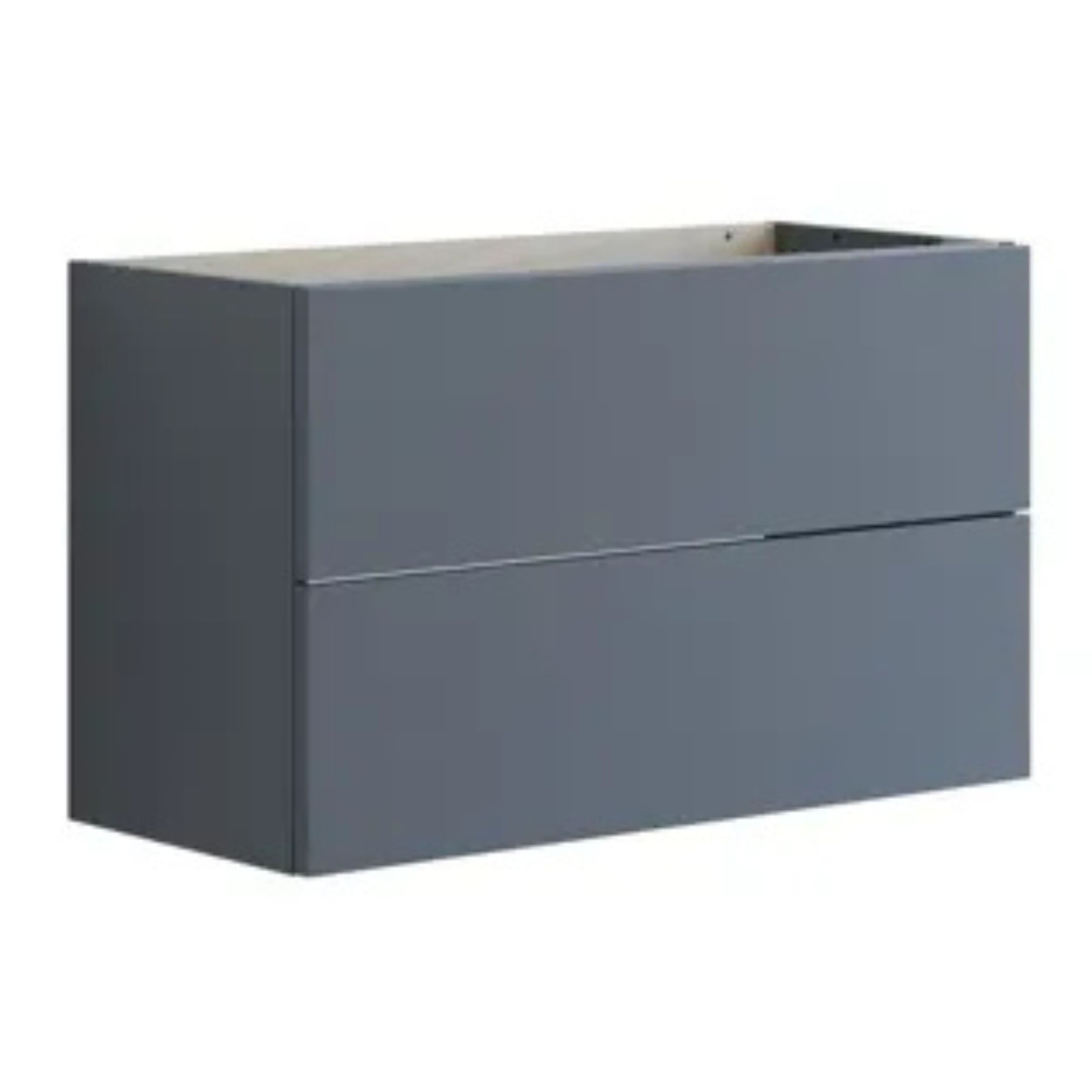 Dansani Inzo Glatt Servantskap Slim 2 Skuff Grå matt / 80cm Dansani Servantskap DA-U08-1003
