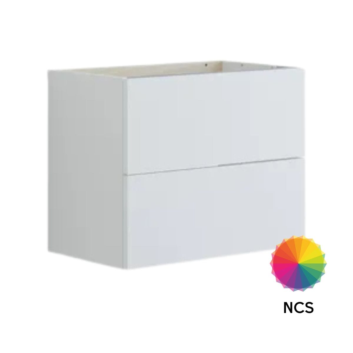 Dansani Inzo Glatt Servantskap Slim 2 Skuff NCS farge / 60cm Dansani Servantskap DA-U07-1099