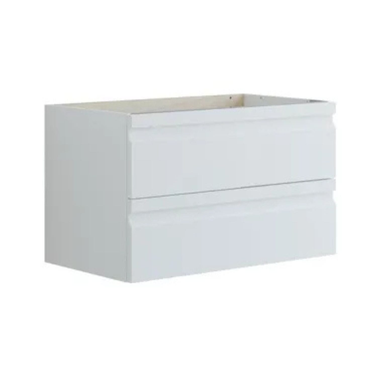 Dansani Inzo Integrert Servantskap 2 skuff H48 Hvit matt lakk / 80cm Dansani Servantskap DA-U34-2071