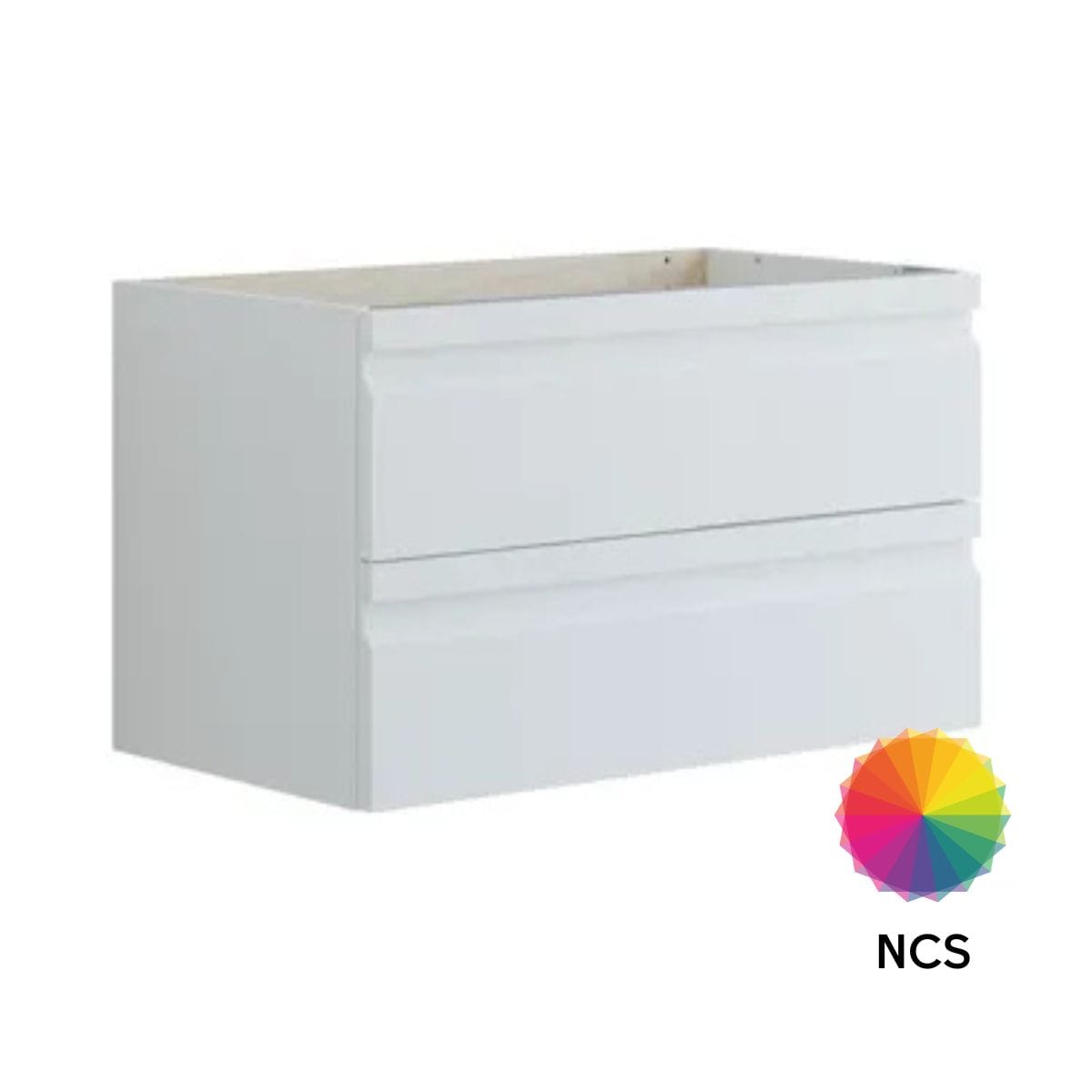 Dansani Inzo Integrert Servantskap 2 skuff H48 NCS farge / 80cm Dansani Servantskap DA-U34-2099