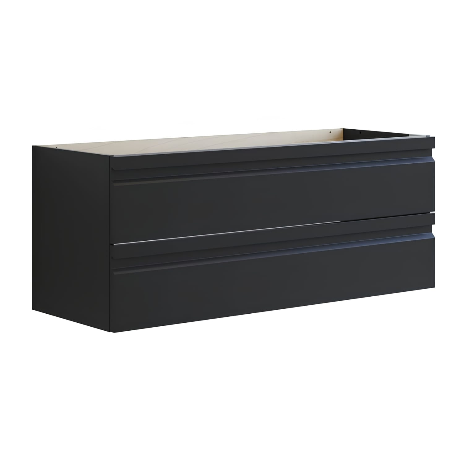 Dansani Inzo Integrert Servantskap 2 skuff Sort gummi / 120cm Dansani Servantskap DA-U22-2037