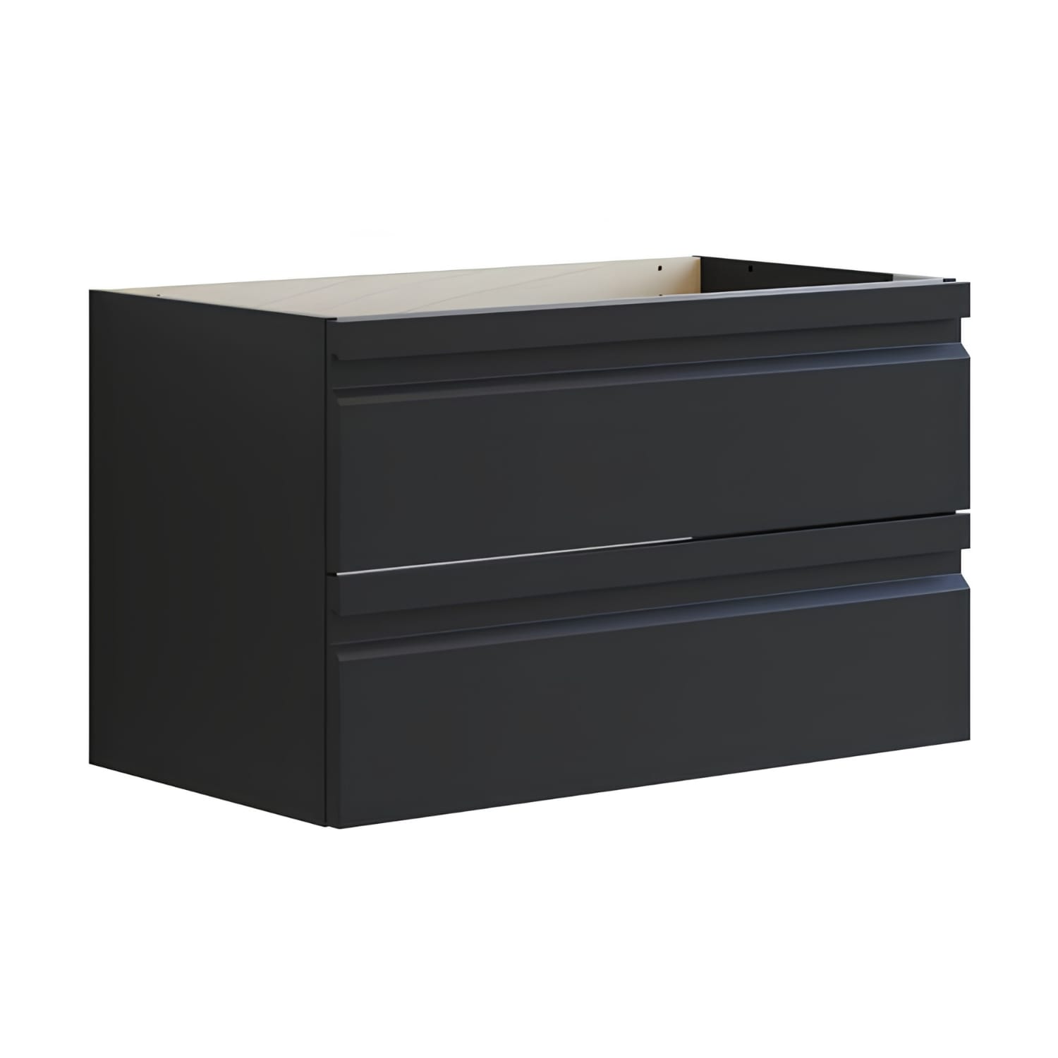 Dansani Inzo Integrert Servantskap 2 skuff Sort gummi / 80cm Dansani Servantskap DA-U20-2037