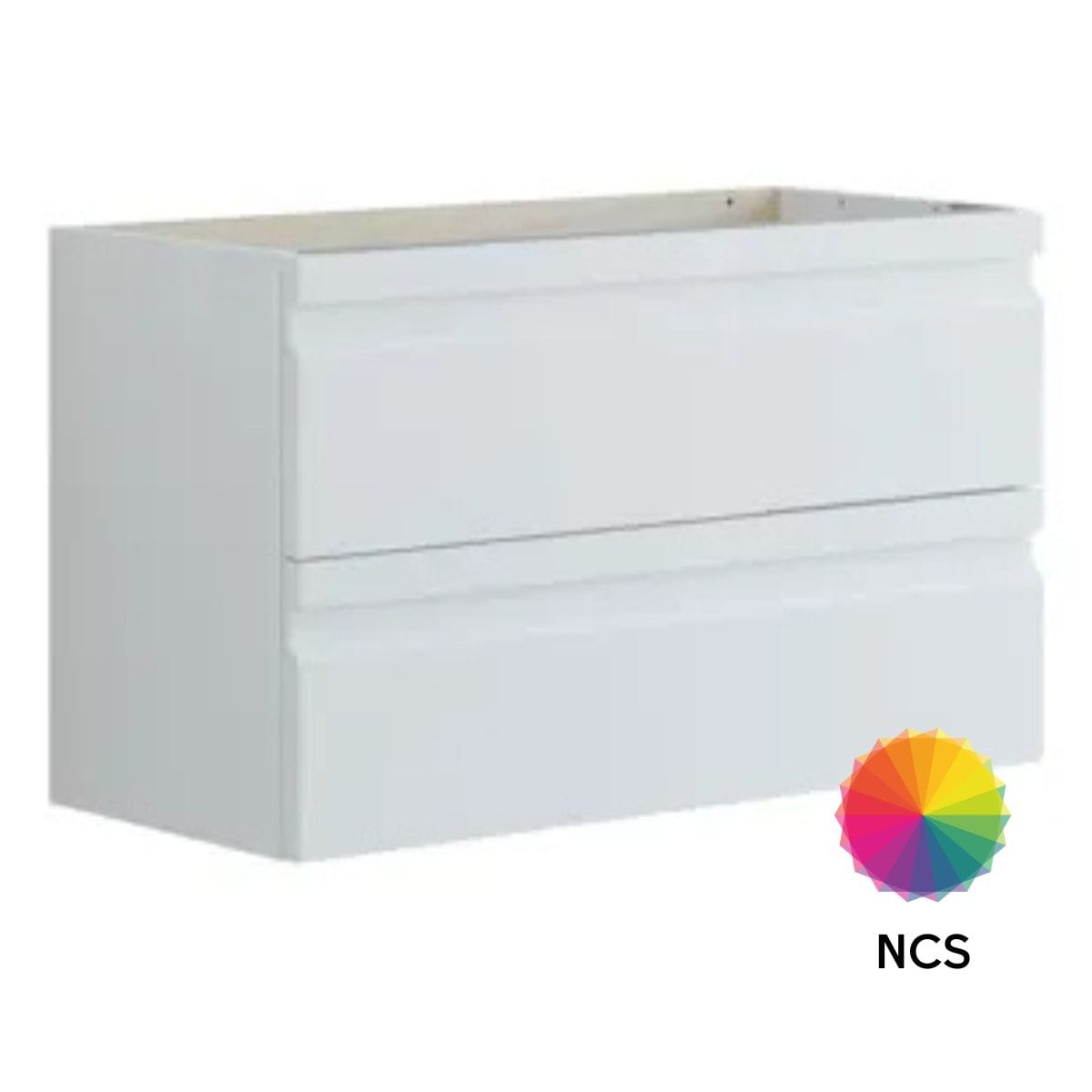 Dansani Inzo Integrert Servantskap Slim 2 skuff NCS farge / 80cm Dansani Servantskap DA-U08-2099