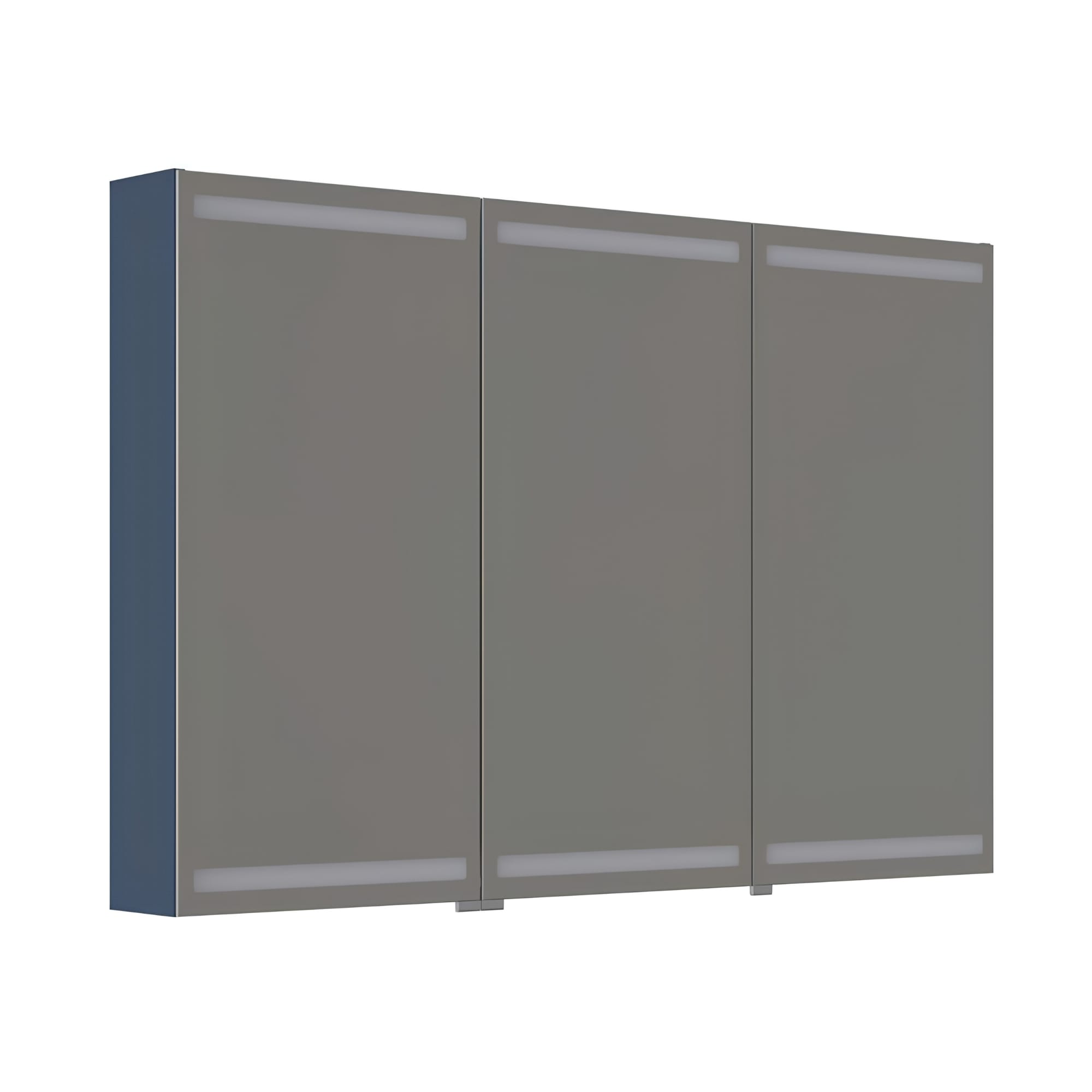 Dansani Inzo Level Speilskap Deep blue / 120 cm 3 dører Dansani Speilskap DA-S873-132
