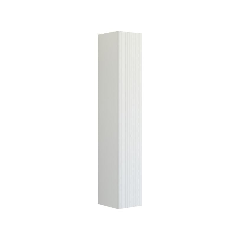 Dansani Inzo Riflet Høyskap 1 dør B30cm Hvit matt / 30cm / Versjon A høyre hengslet Dansani Høyskap bad DA-U45-9110