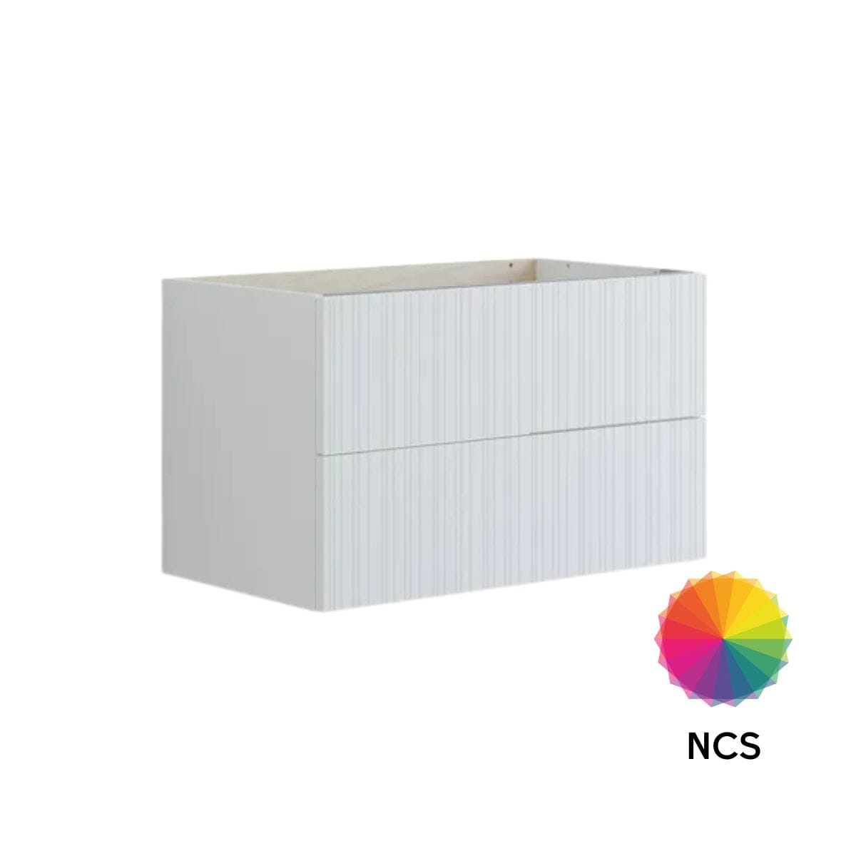 Dansani Inzo Riflet Underskap 2 skuff B60-120xH48xD44cm NCS farge / 80cm Dansani Sideskap bad DA-U34-9099