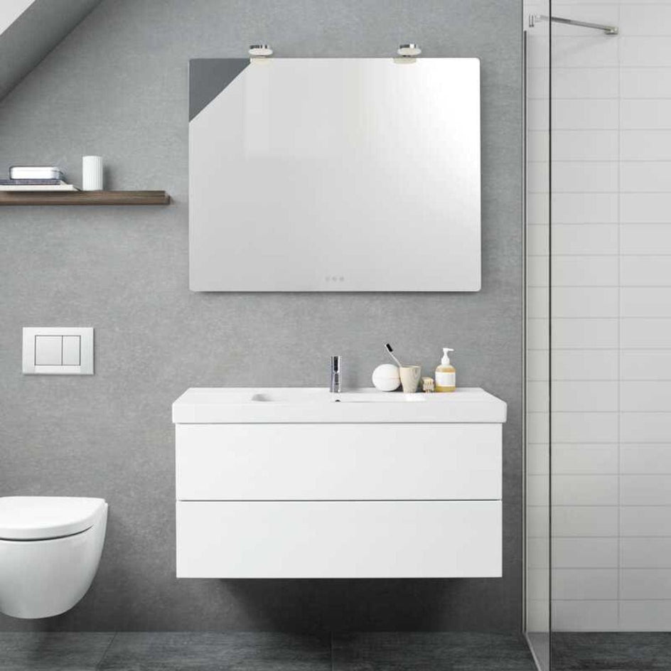 Dansani Inzo Servantskap 2sk B60-120xH48xD44cm, Glatt Dansani Servantskap