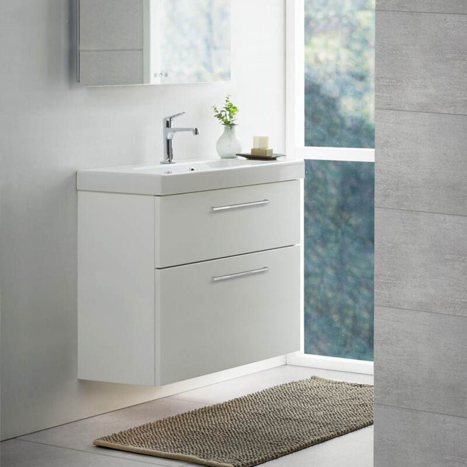 Dansani Inzo Servantskap 2sk B60-80xH64xD35cm, Slim - Glatt Dansani Servantskap