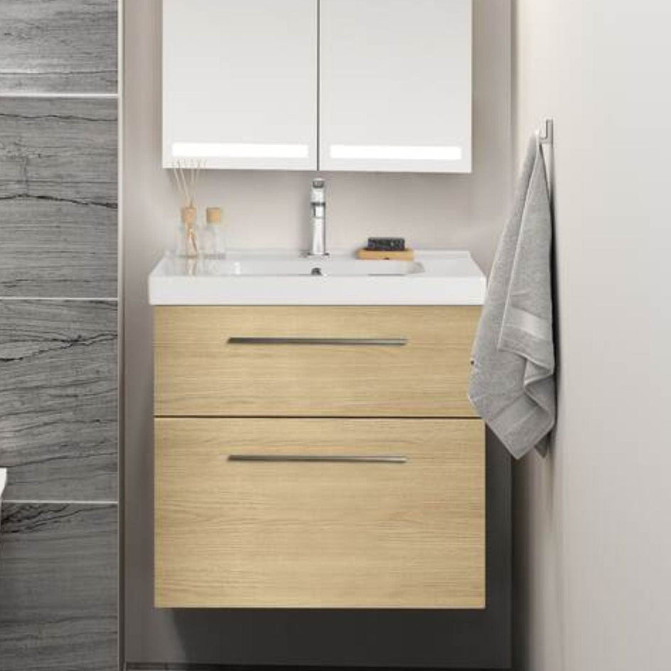 Dansani Inzo Servantskap 2sk B60xH64xD35cm, Glatt Dansani Servantskap