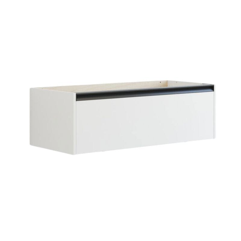 Dansani Inzo Skap med Integrert Grep 1 skuff B60-120xH32xD44cm Hvit matt / 100cm Dansani Sideskap bad DA-T13-7010