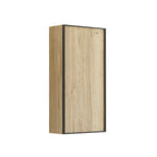 Dansani Inzo Urban Alu-ramme svart Overskap 1 dør B40xH80xD19cm