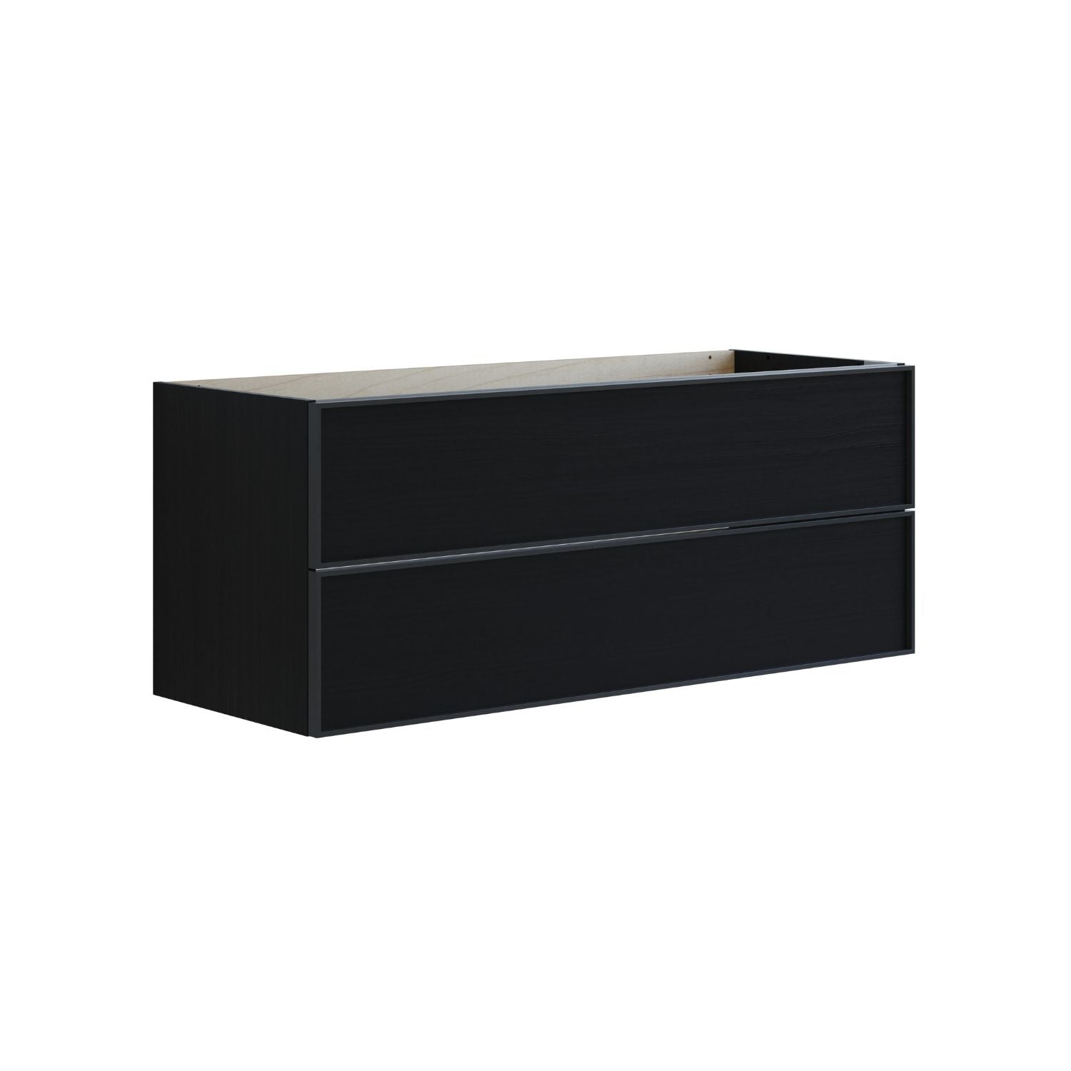 Dansani Inzo Urban Alu-ramme svart Underskap 2 skuff B60-120xH48xD44cm Svart eik / 120cm Dansani Sideskap bad DA-U36-8050